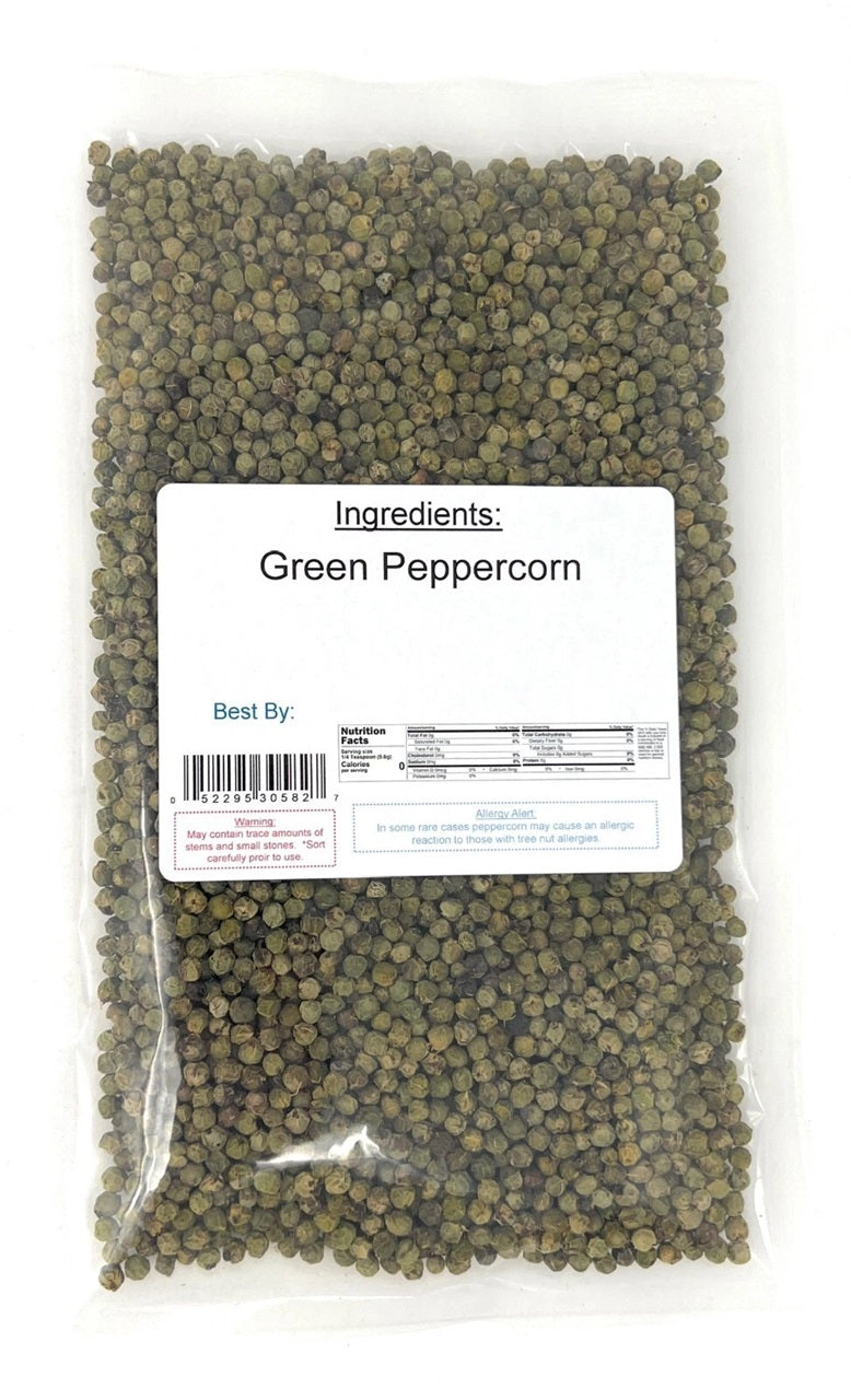 Peppercorns Green, Whole, 4 Ounce
