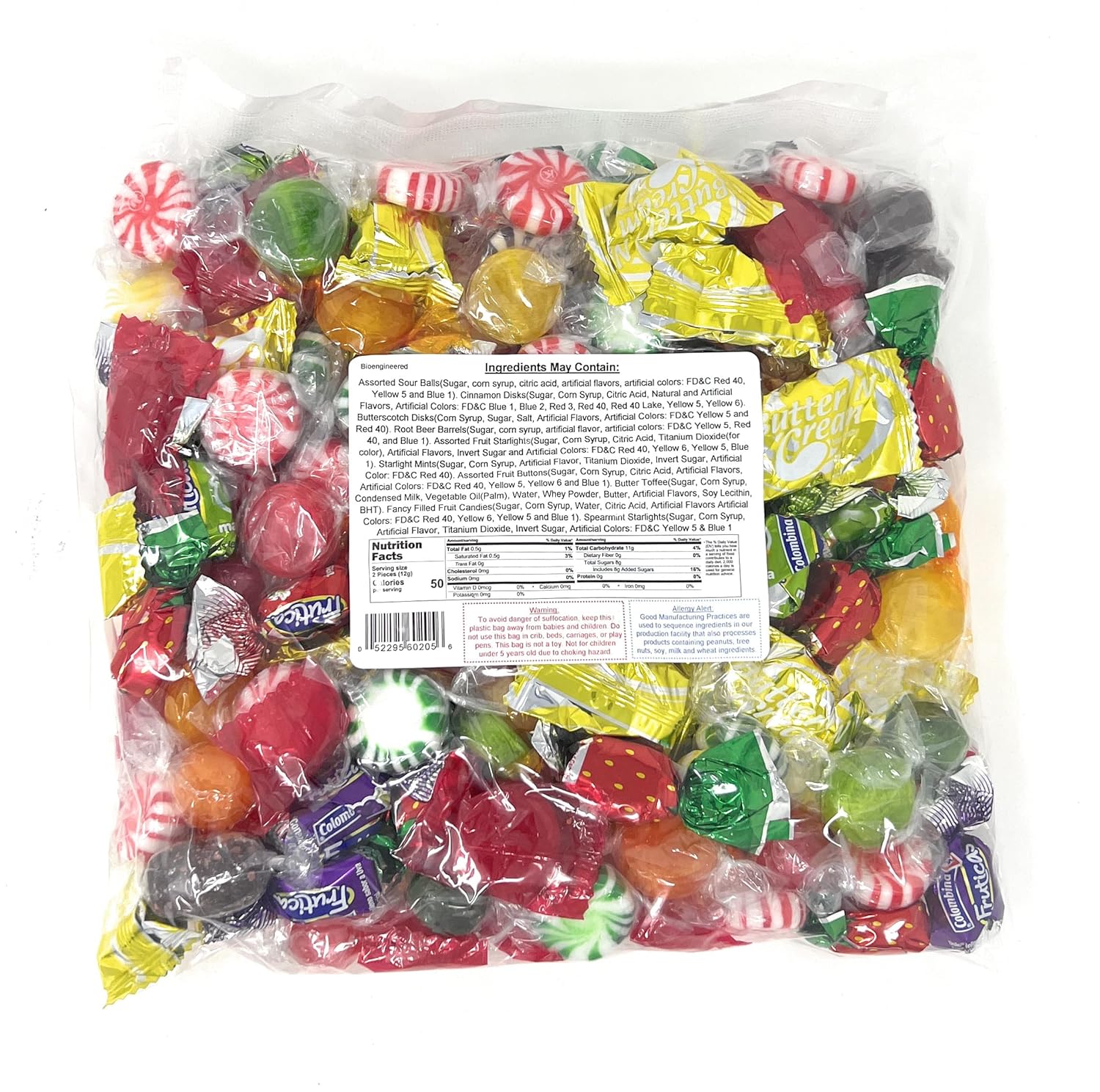 Hostess Hard Candy Mix – Assorted Wrapped Party Candy, Bulk 2, 4 & 20 lb