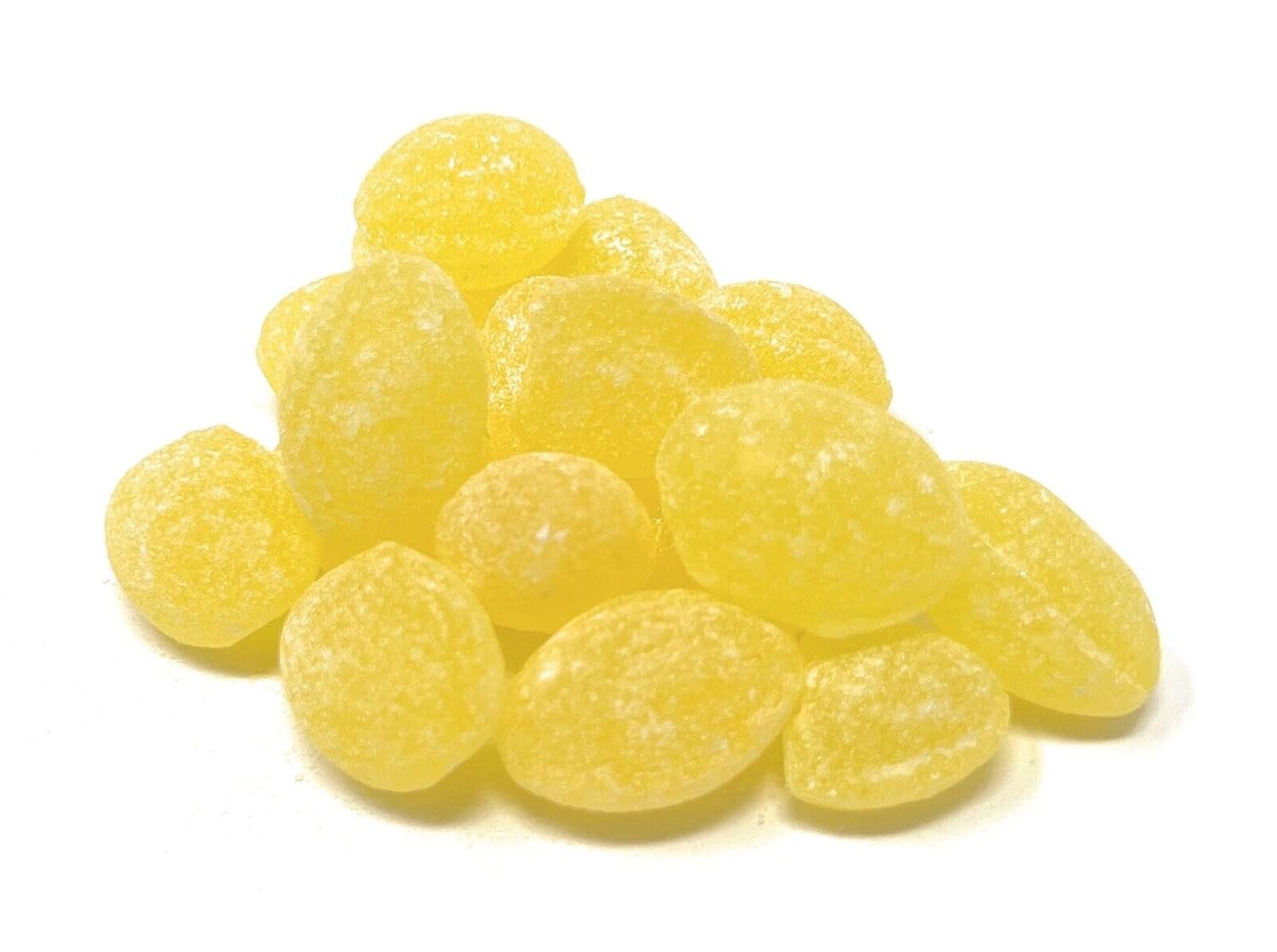 Sanded Lemon Hard Candy Drops