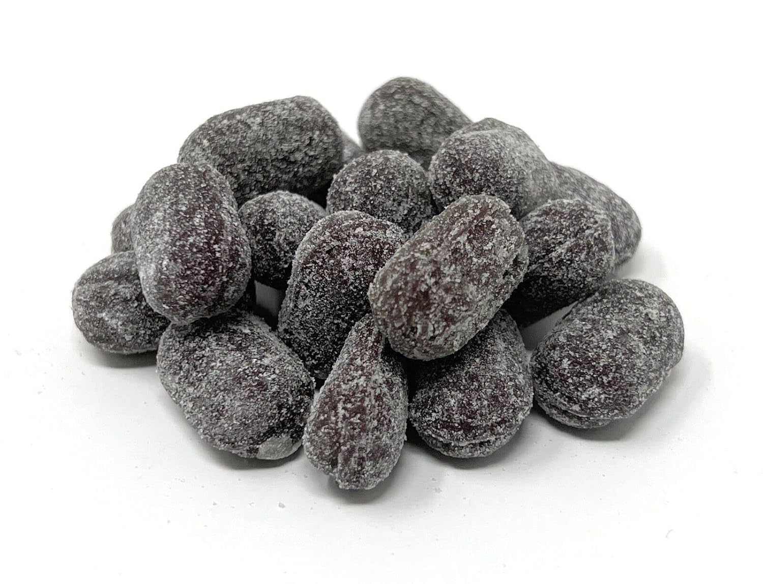 Sanded Licorice Hard Candy Drops