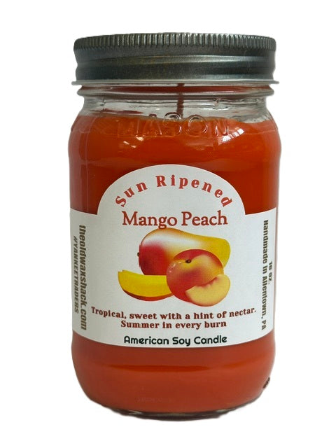 Mango Peach Soy Candle – 16 oz. | YANKEETRADERS