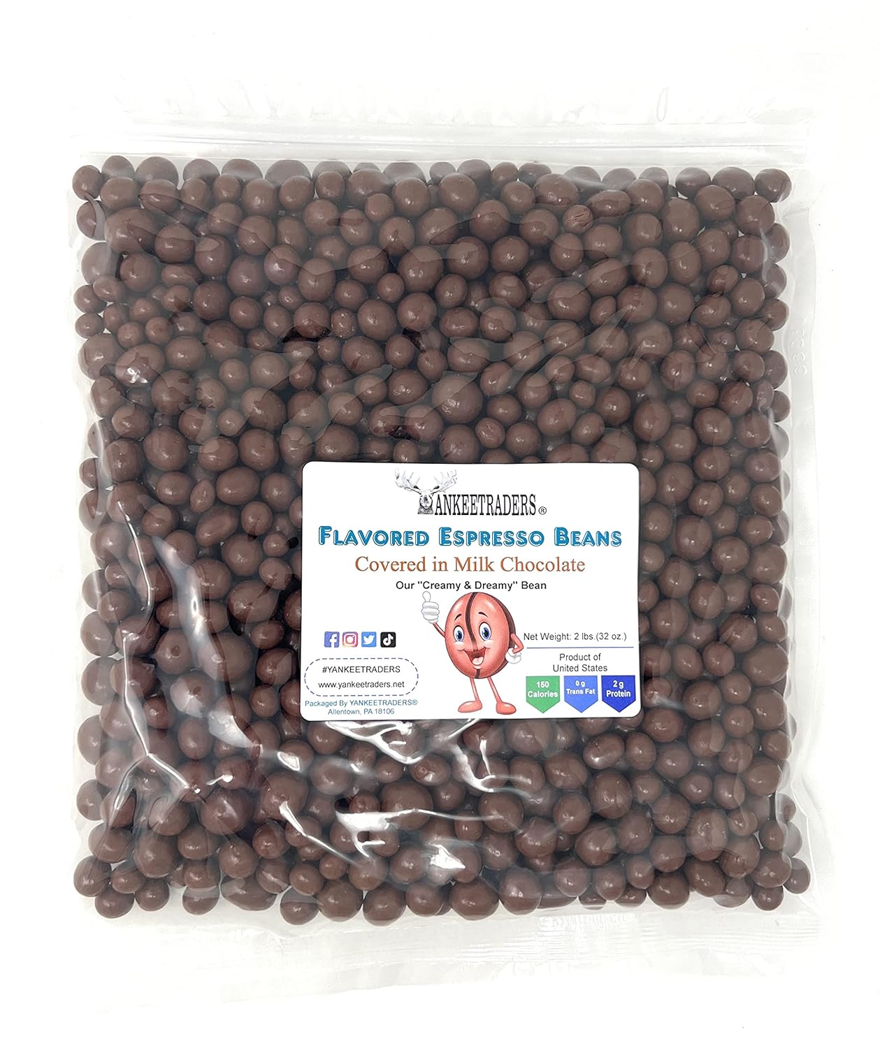 Espresso Beans, Milk Chocolate Coated