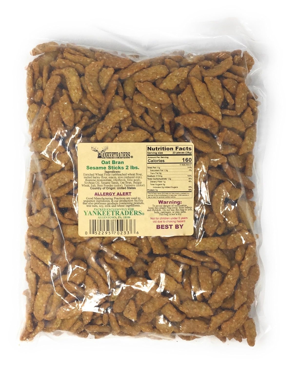 🌾 Oat Bran Sesame Sticks – Wholesome & Crunchy Snack