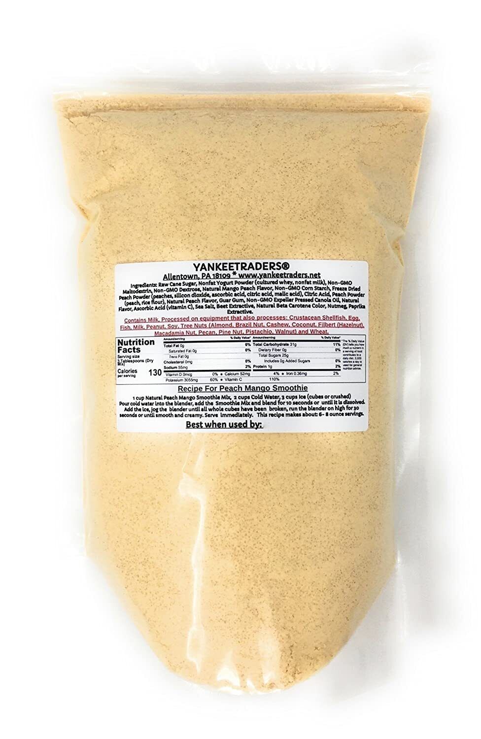 Peach Mango Smoothie Mix | Gourmet Frozen Drink Mix | 20 oz