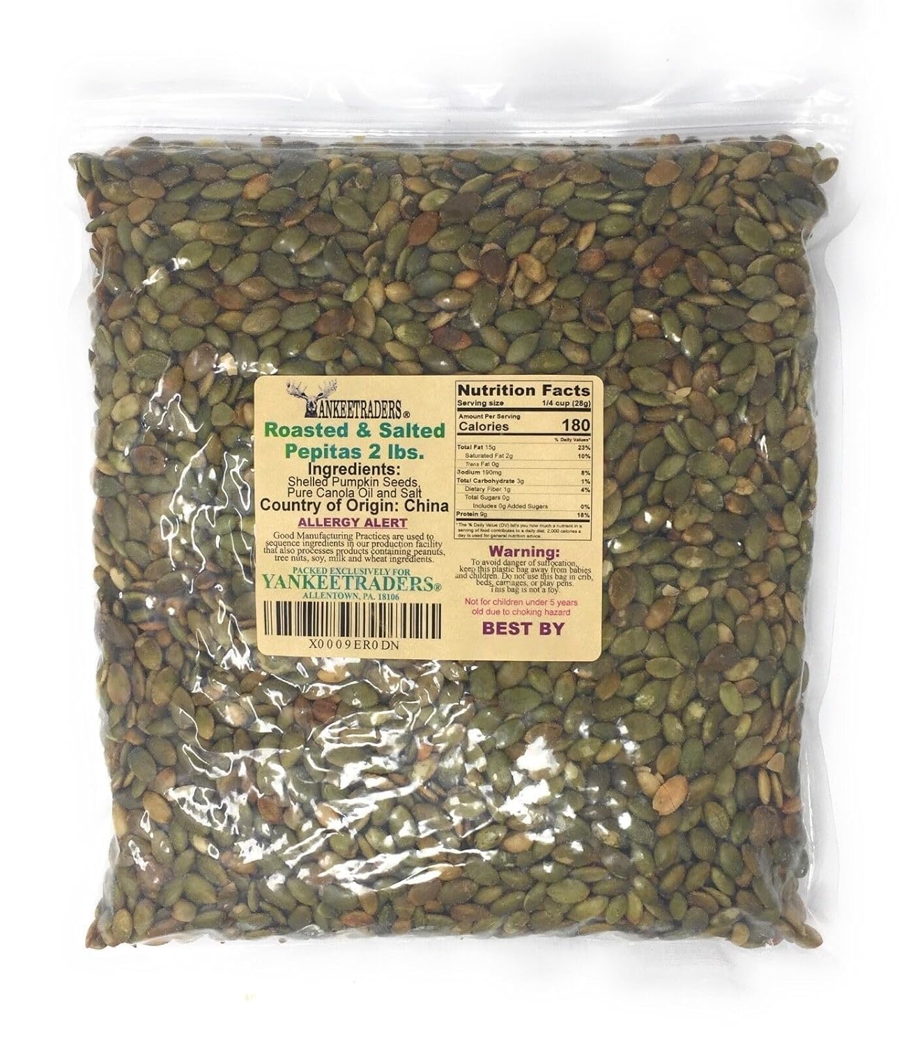 Pepita / Pumpkin Seeds - Roasted & Salted