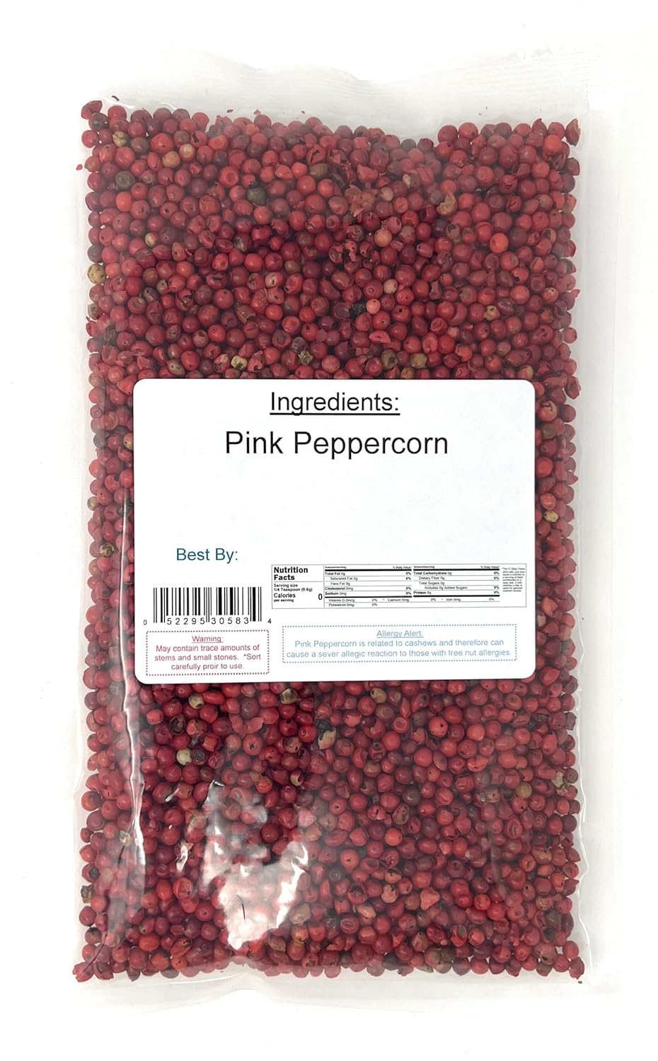 Peppercorns Pink, Whole, 4 Ounce