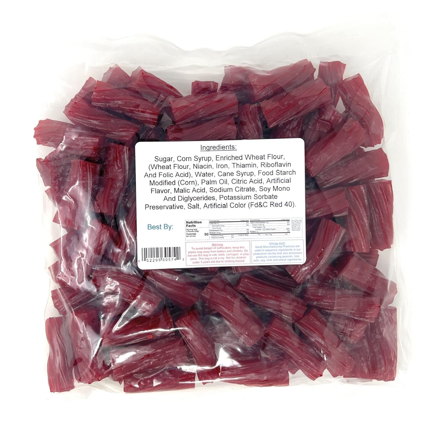 Australian Style Red Licorice - Premium Soft Chewy Candy