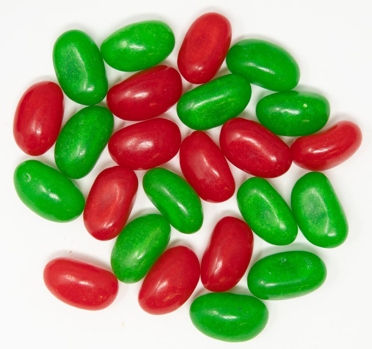 Red & Green Jellybeans - Christmas Holiday Candy