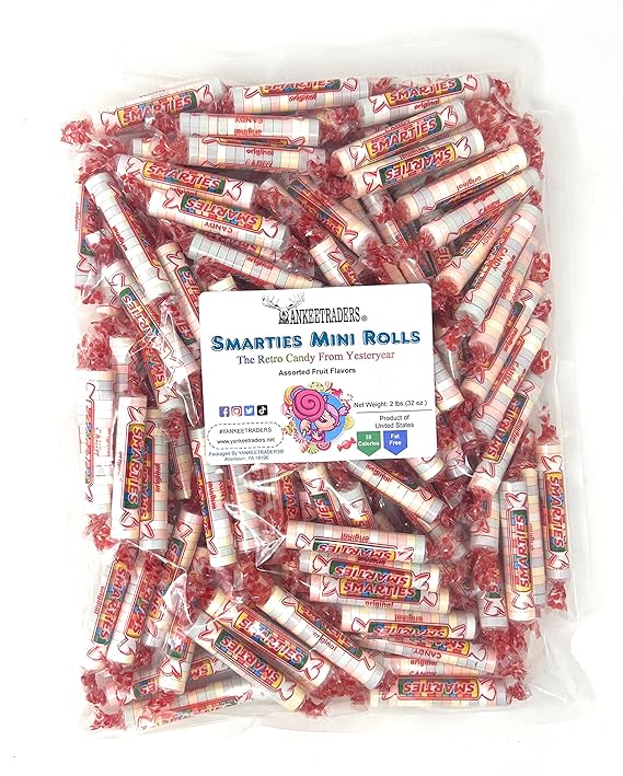 Smarties Candy Rolls | Tangy Assorted Fruit Flavors | Bulk 2, 4, 6 & 20 lb