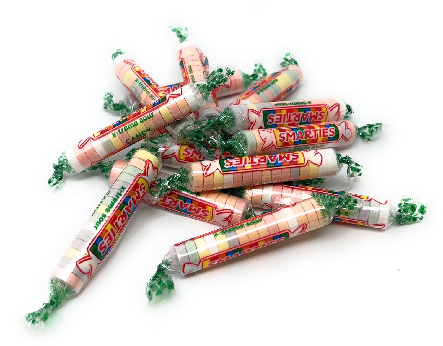 Smarties X-treme Sour Hard Candy | Intensely Tangy | Bulk 2, 4, 6 & 20 lb