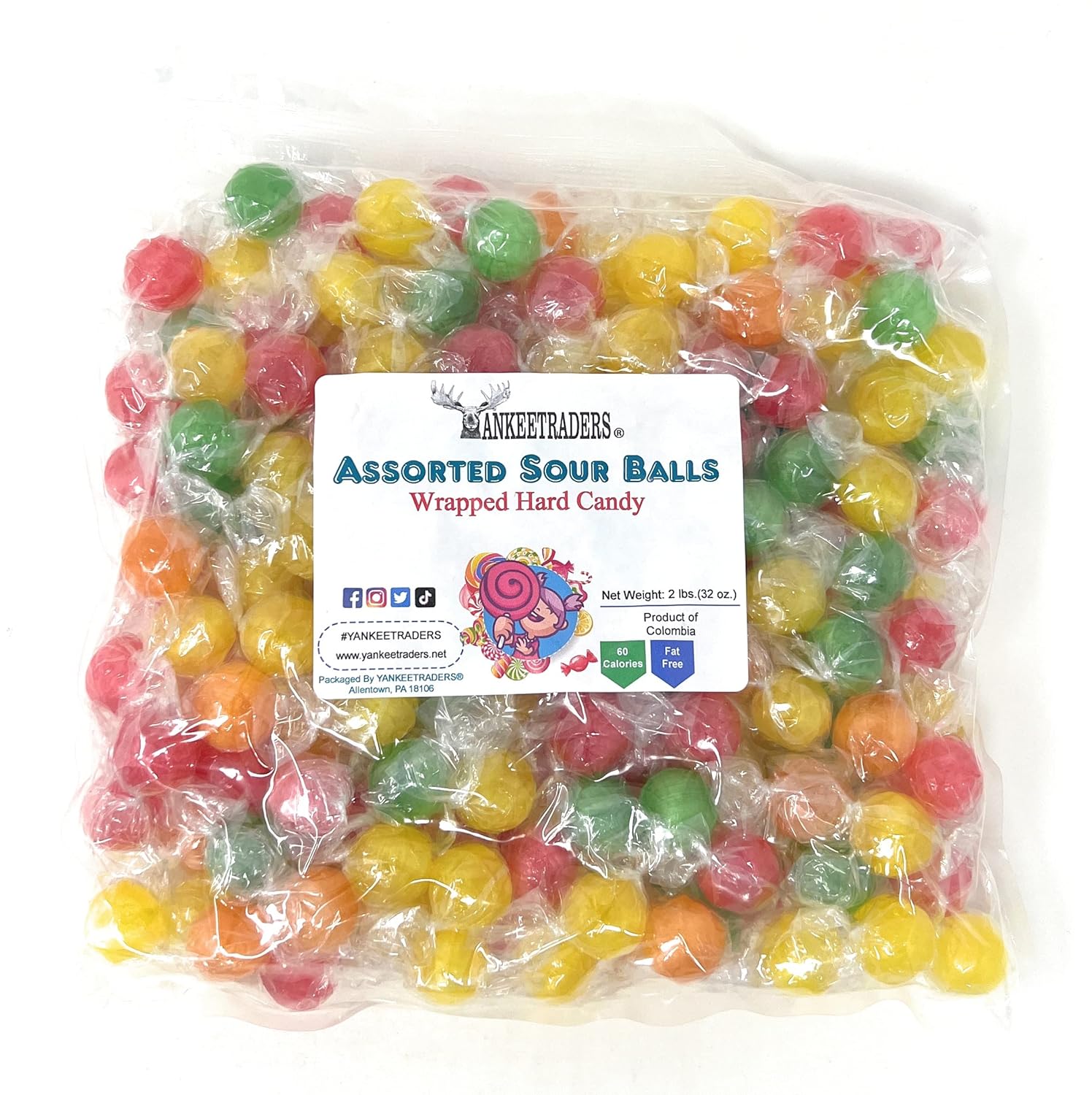 Sour Balls, Old Fashioned, Assorted Flavors