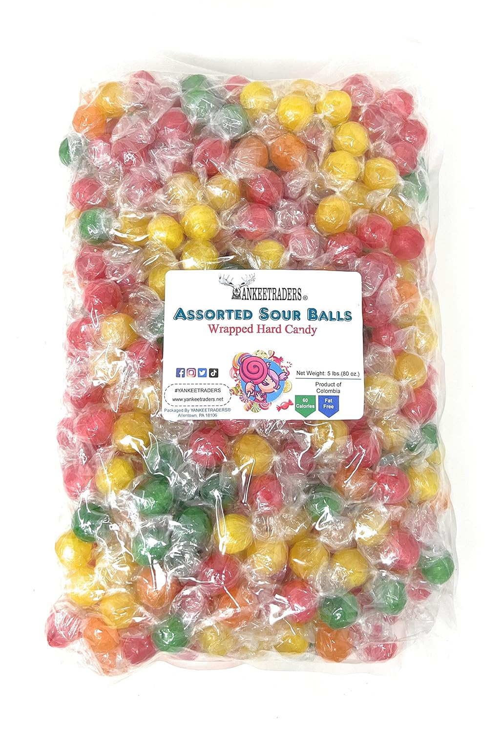 Sour Balls, Old Fashioned, Assorted Flavors