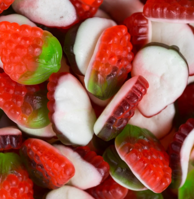 Strawberries and Creme Gummies - 80 Oz Bulk Bag