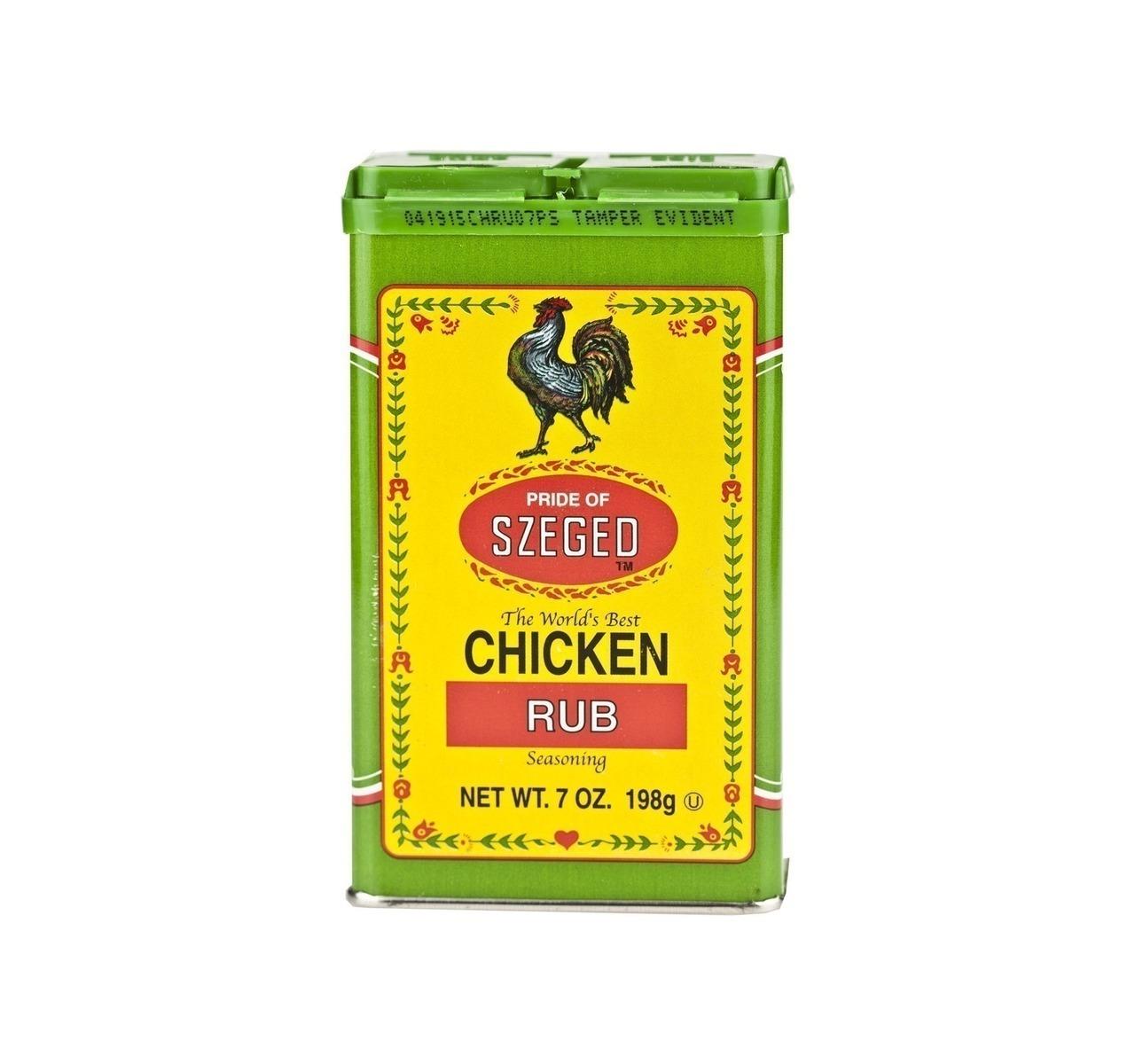 Szeged 4 Pack Combo, Steak, Chicken, Rib and Fish Rub/Gourmet Rub (4-5 Ounce Tins)