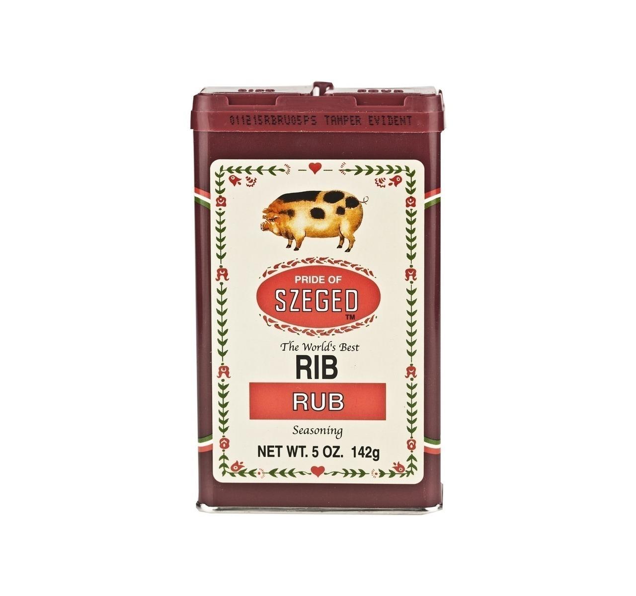 Szeged 4 Pack Combo, Steak, Chicken, Rib and Fish Rub/Gourmet Rub (4-5 Ounce Tins)