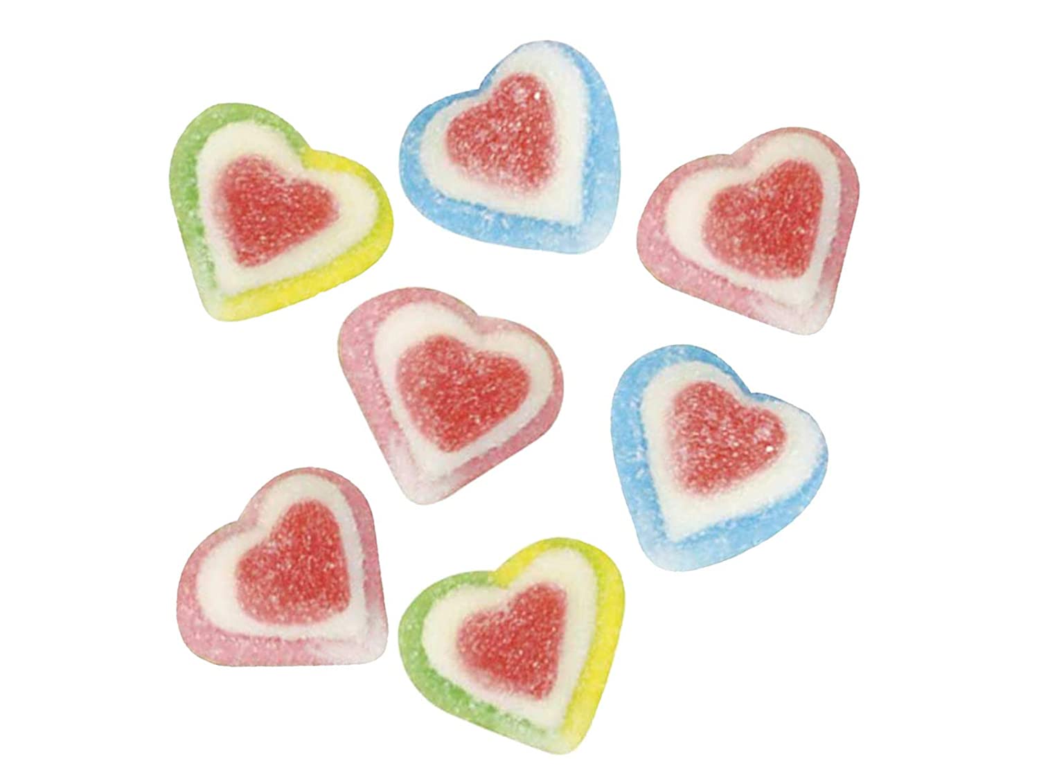 Gummi Triple Hearts - Fruit Flavored Valentine's Day Candy Bulk