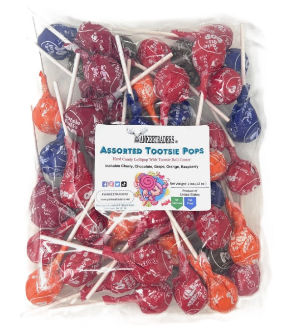 Tootsie Roll Pops – Original Assorted Flavors, Bulk 2, 4 & 20 lb