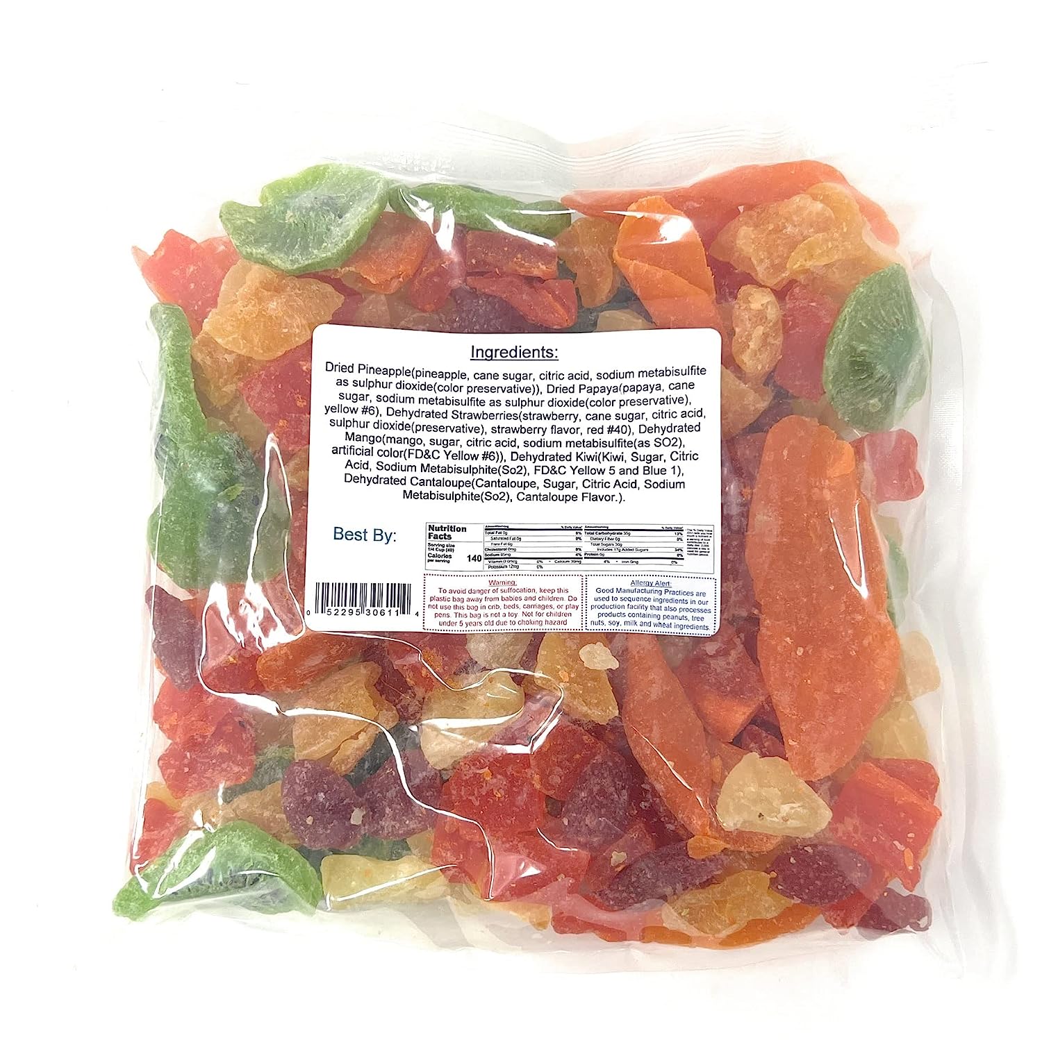 Tropical Fruit Salad Blend (Dried)