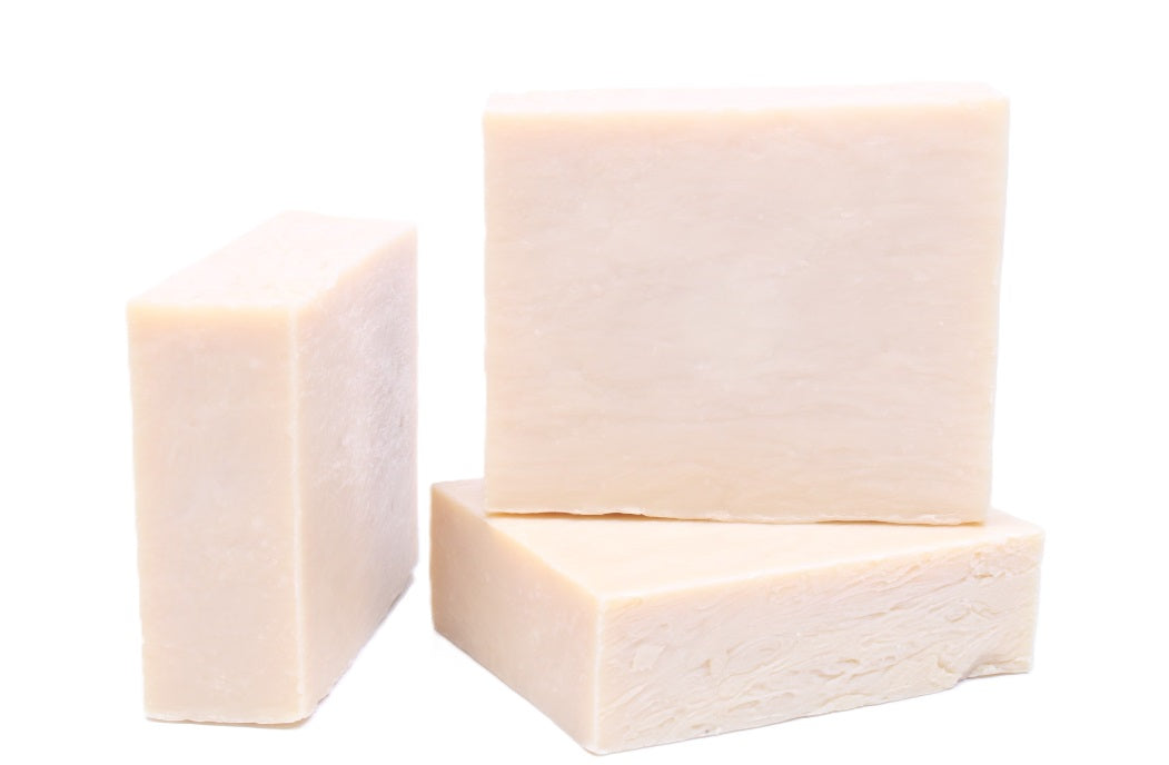 Unscented Castile with Goats Milk, All-Natural Soap 4 Oz. Bars