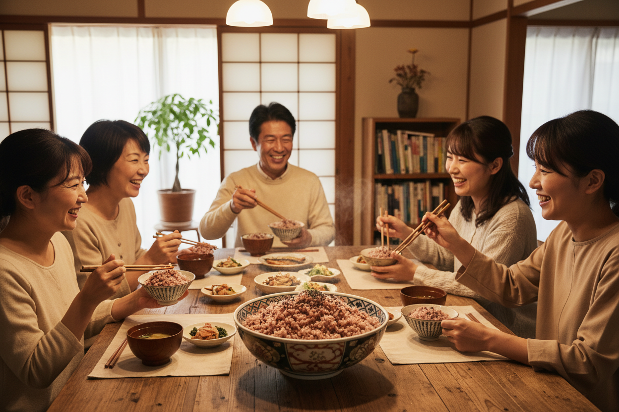 Adzuki Beans and Rice Family Gathering