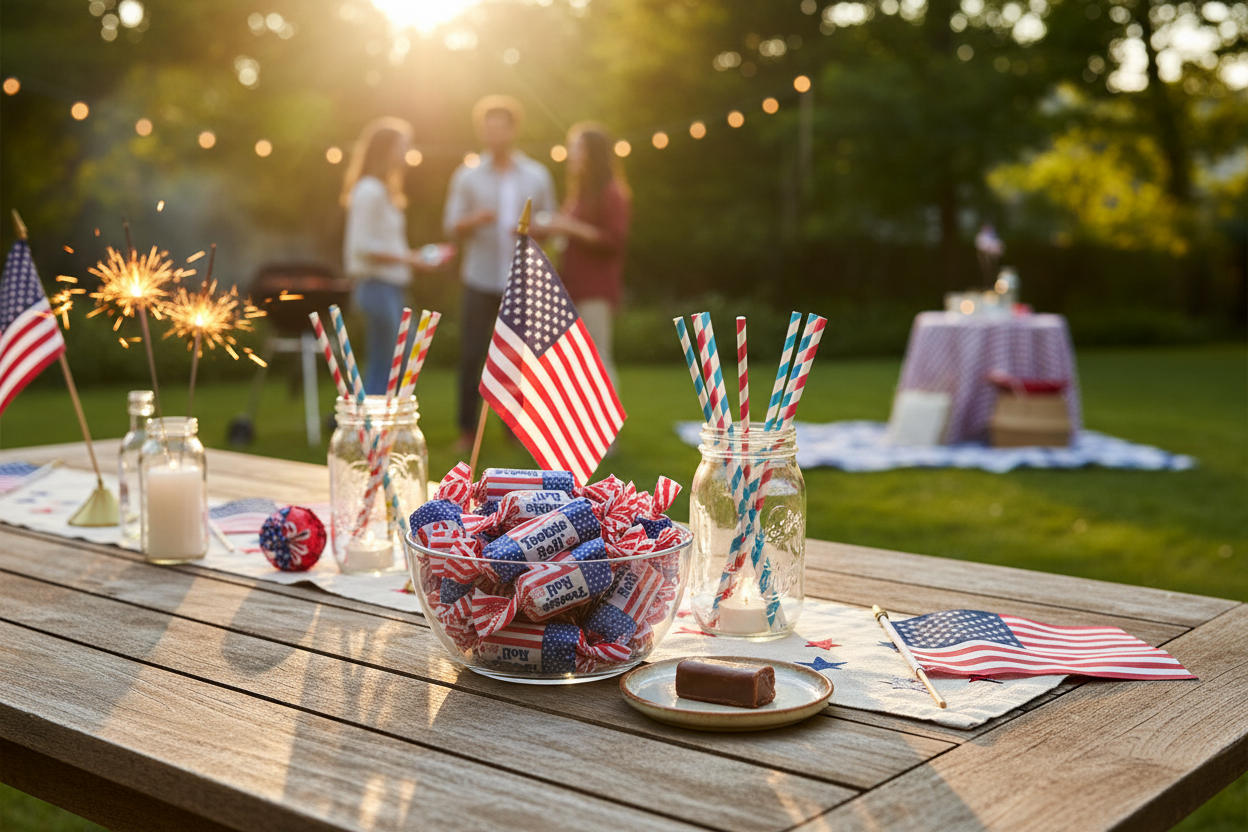 American Mini Flag Tootsie Rolls Patriotic Lifestyle