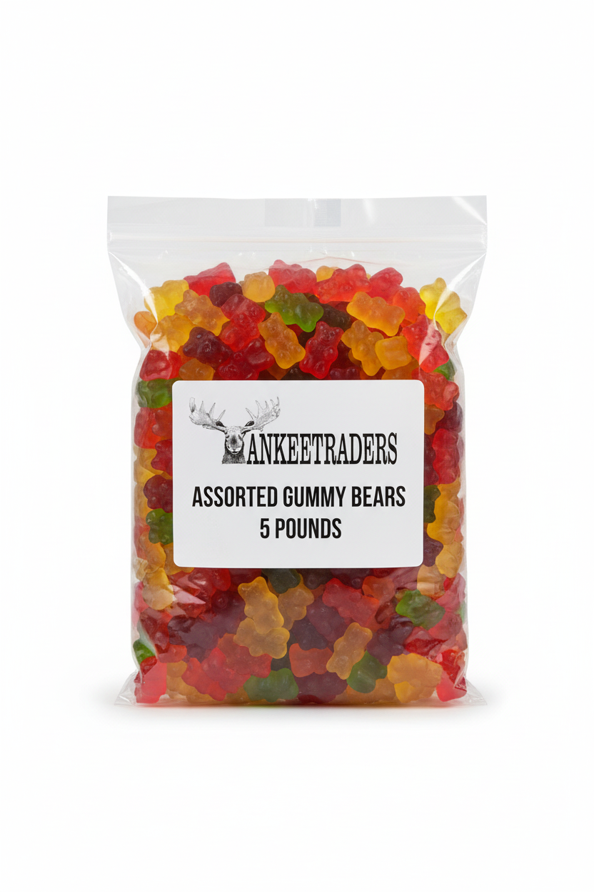 Assorted Gummy Bears 5 POUNDS bag