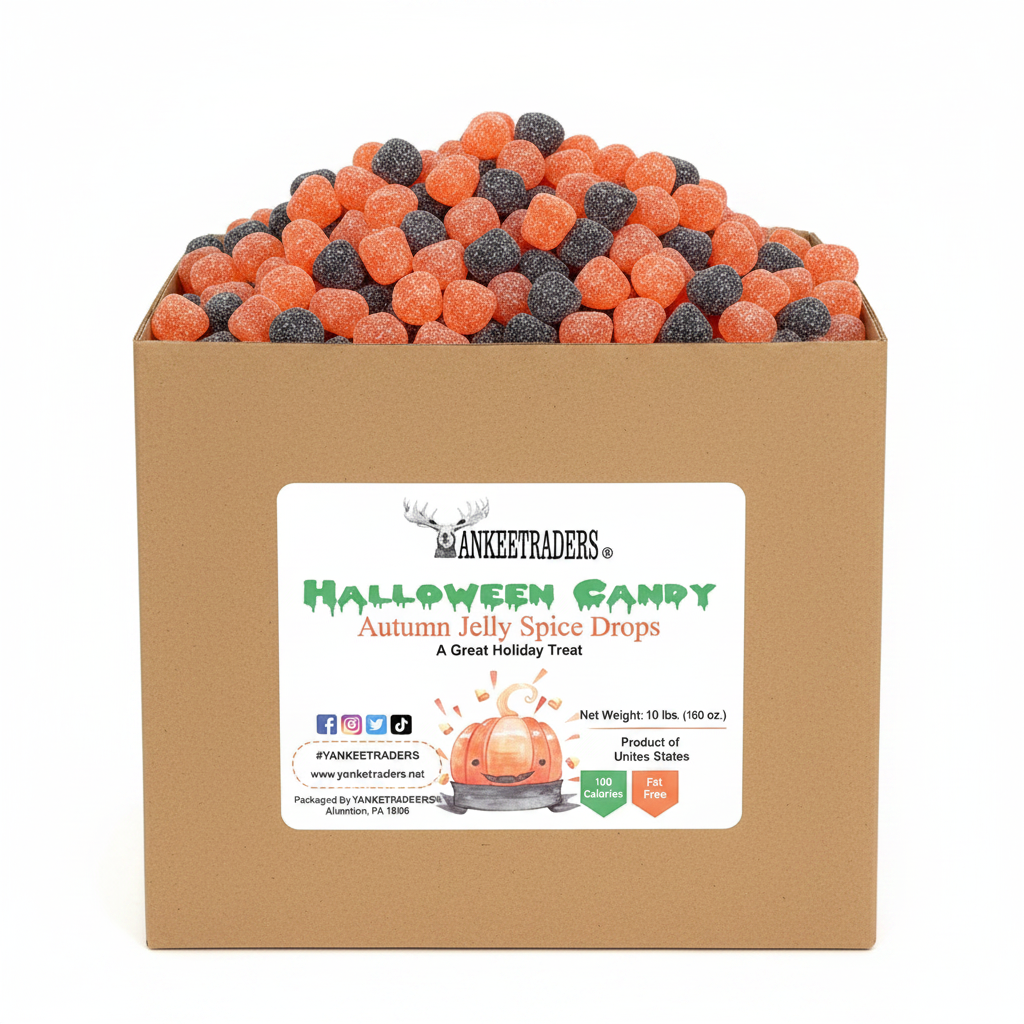 Autumn Spice Drops 10 lb Bulk Kraft Box