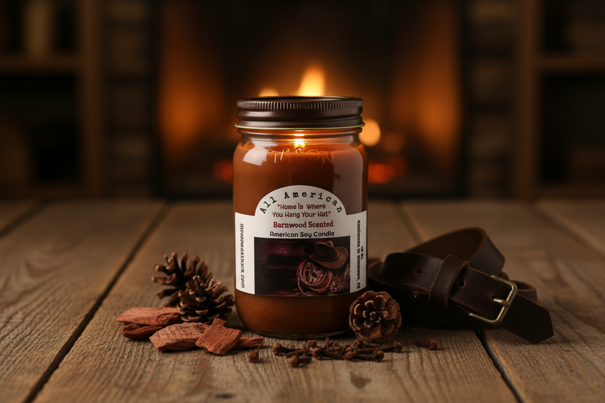 Barnwood American Cowboy Candle Lifestyle