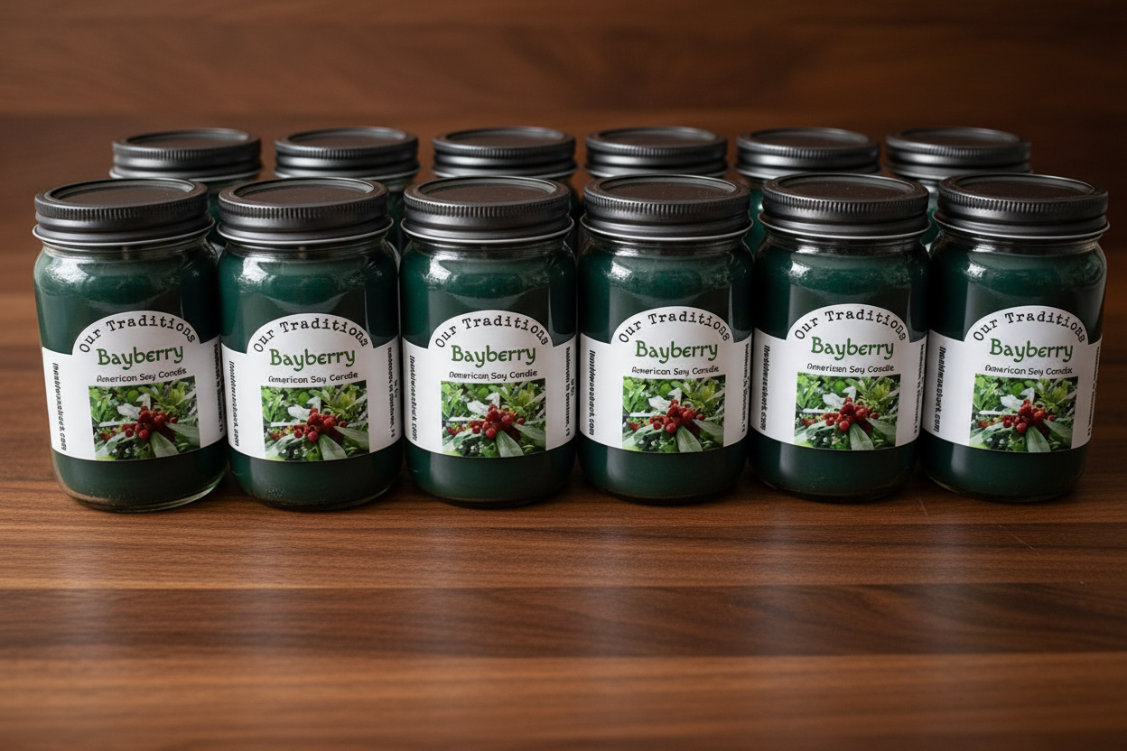 Bayberry 10-Candle Display