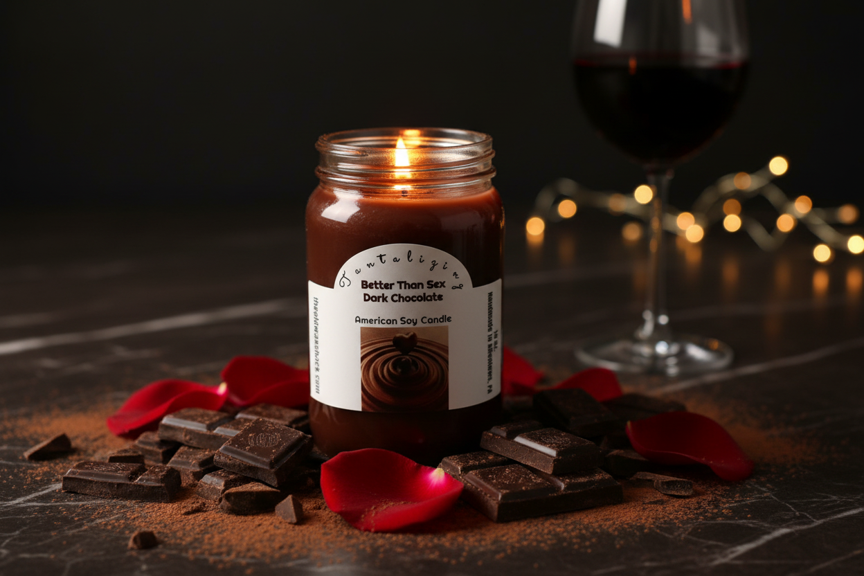 Better Than Sex Dark Chocolate Candle Lifestyle