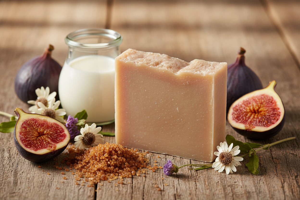 Brown Sugar Fig Soap Lifestyle