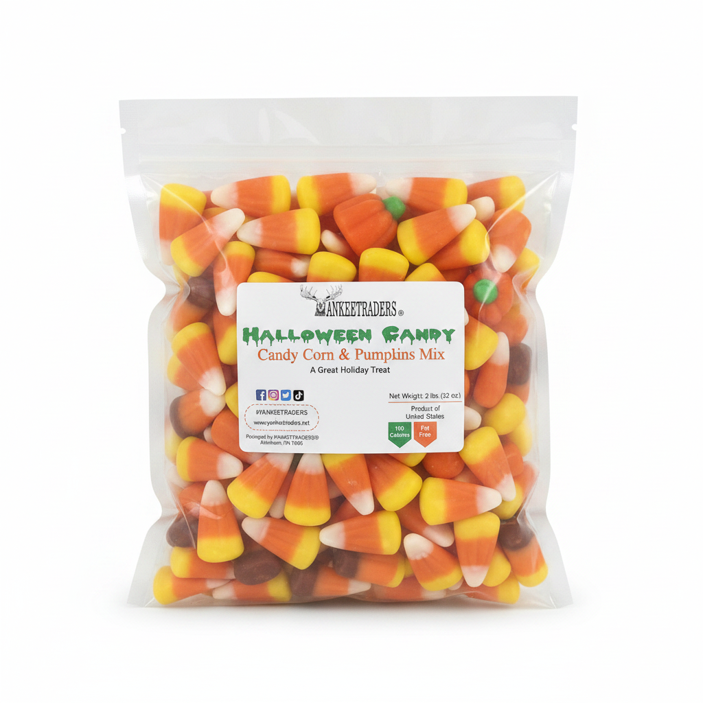 Candy Corn & Pumpkins – 2 lb Bag