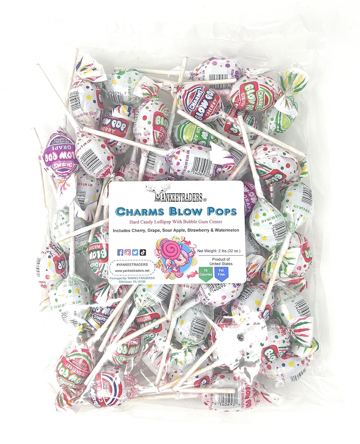 Charms Blow Pops Assorted Flavors