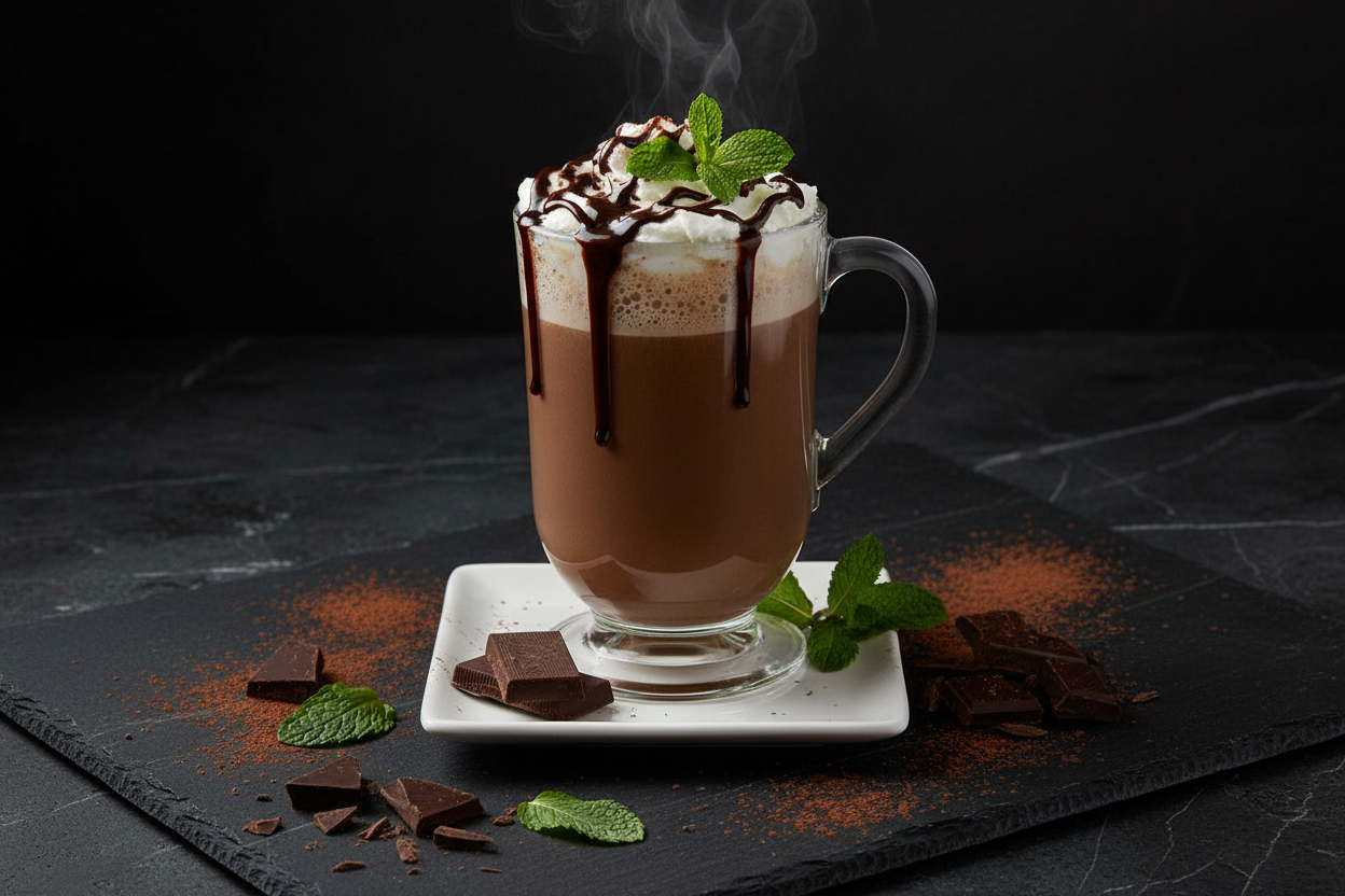 Chocolate Mint Cappuccino - Lifestyle