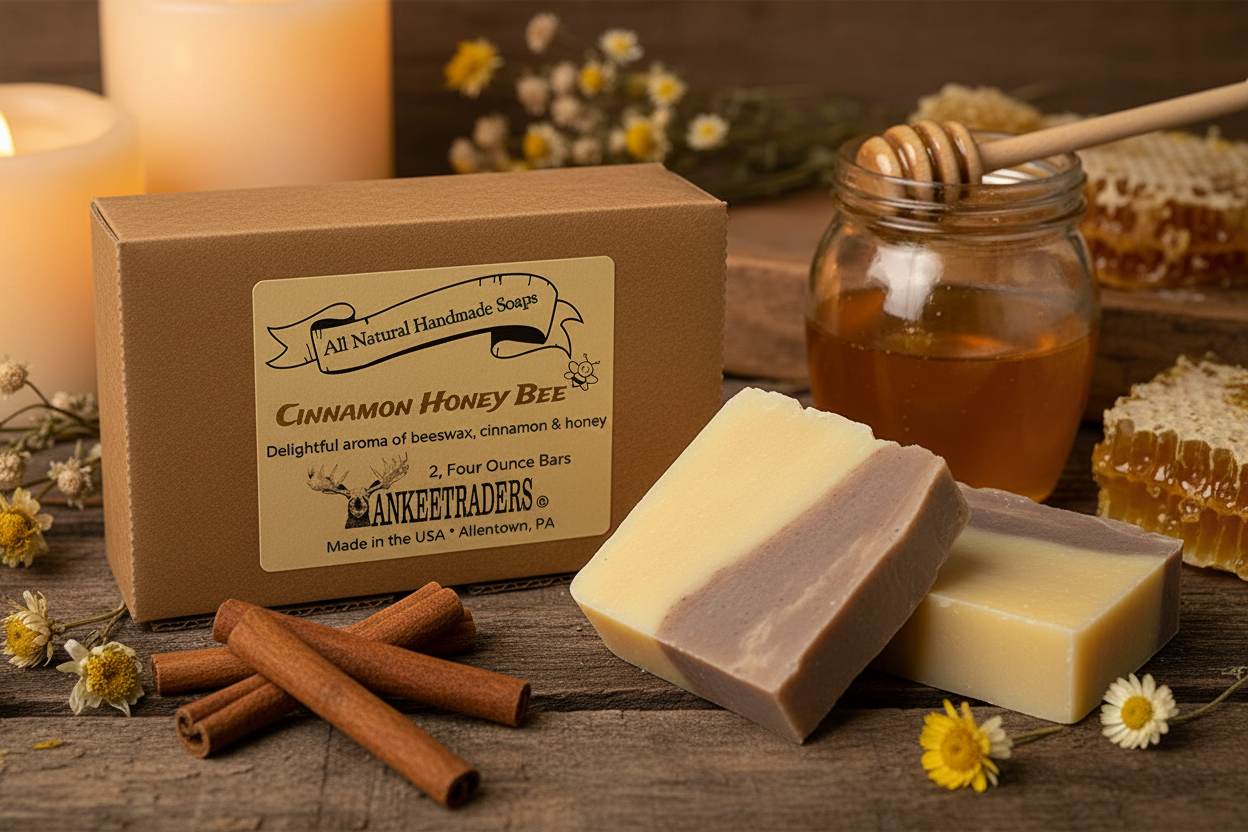 Cinnamon Honey Bee Soap Lifestyle