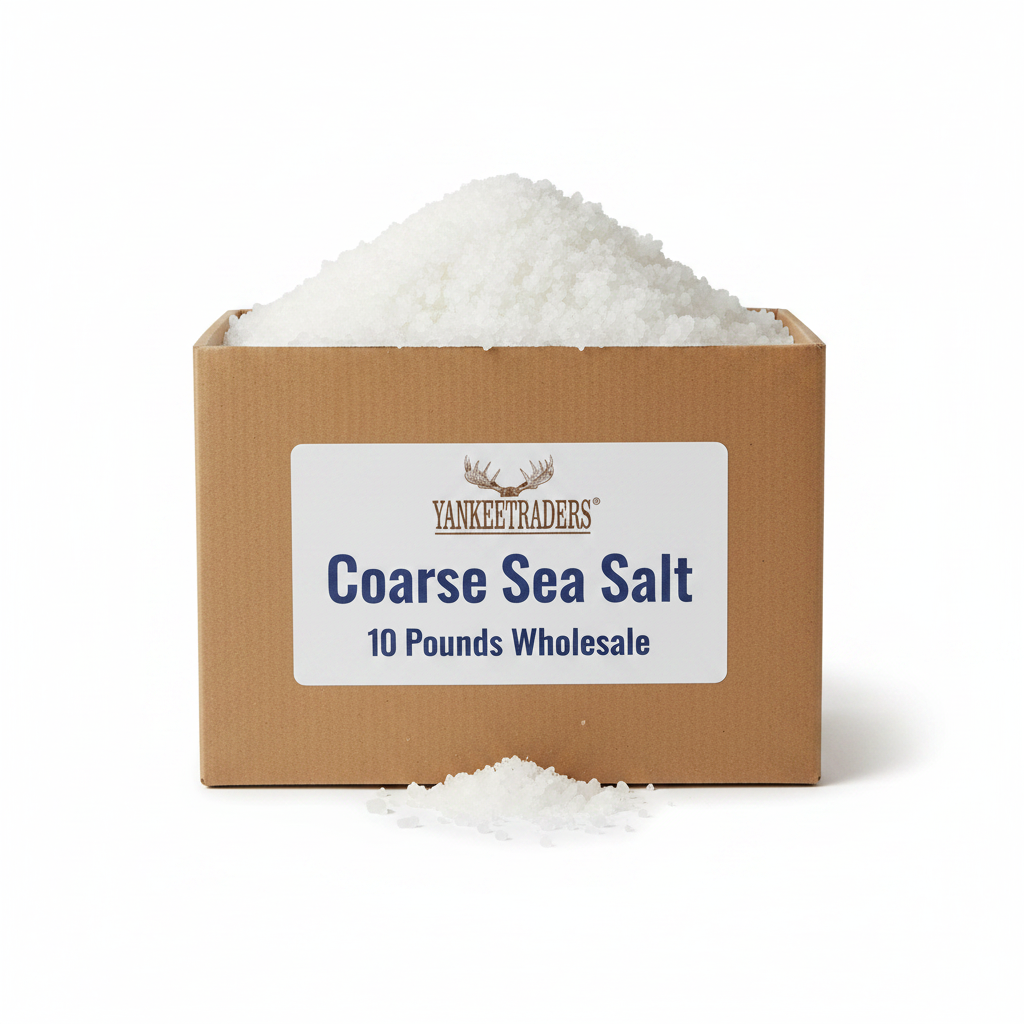 Coarse Sea Salt 10lb Wholesale Kraft Box