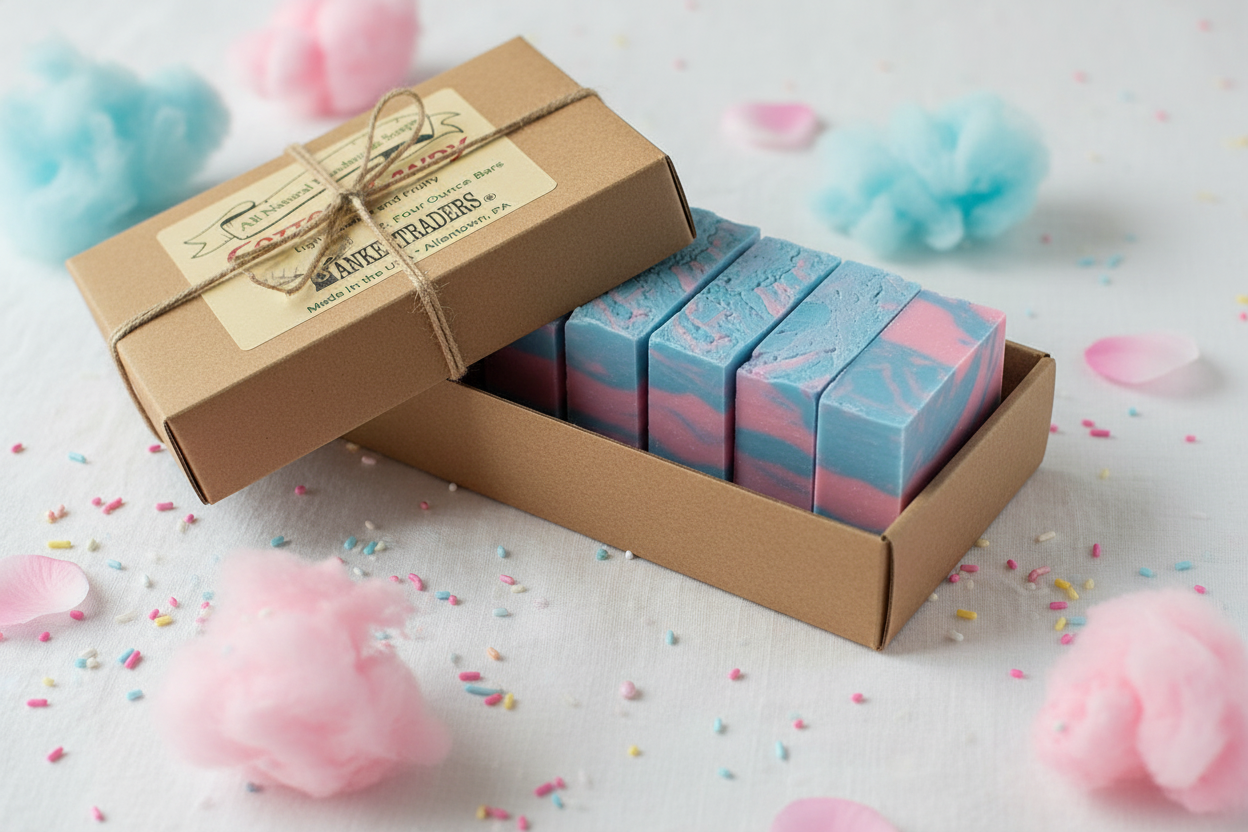 Cotton Candy Soap 4-Pack Kraft Box
