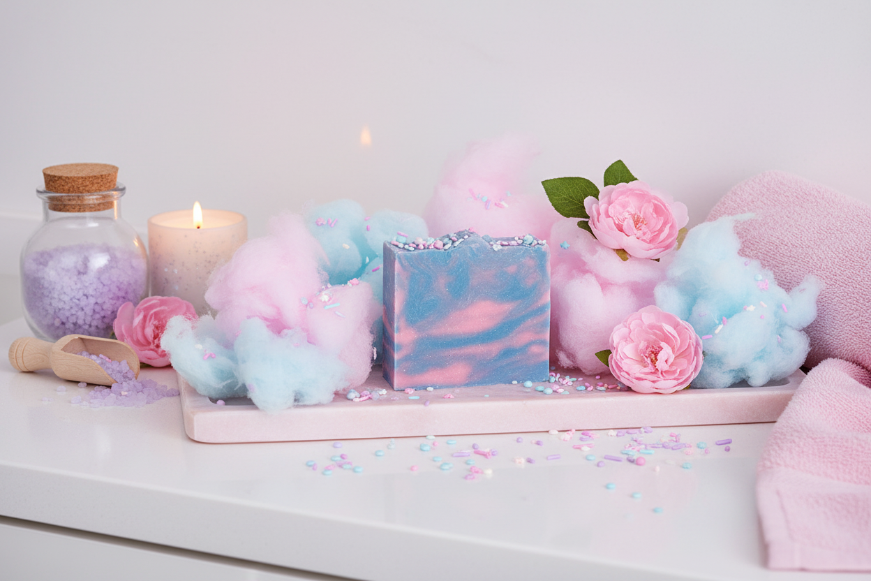 Cotton Candy Soap - Lifestyle