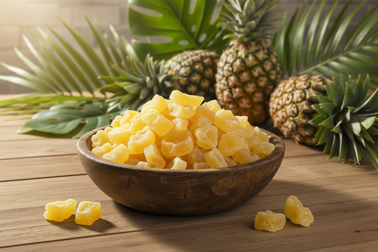 Dried Pineapple Chunks Tropical Lifestyle