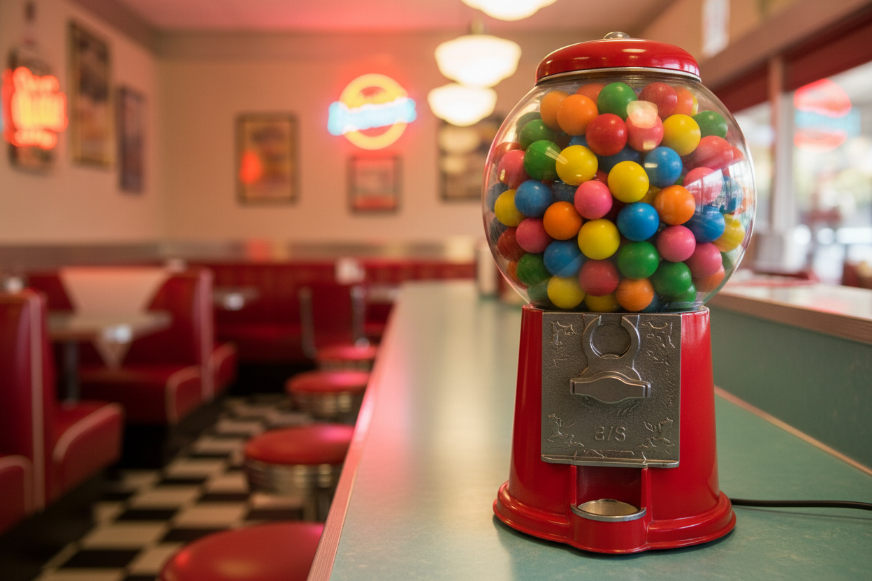 Dubble Bubble Gumball Machine Lifestyle