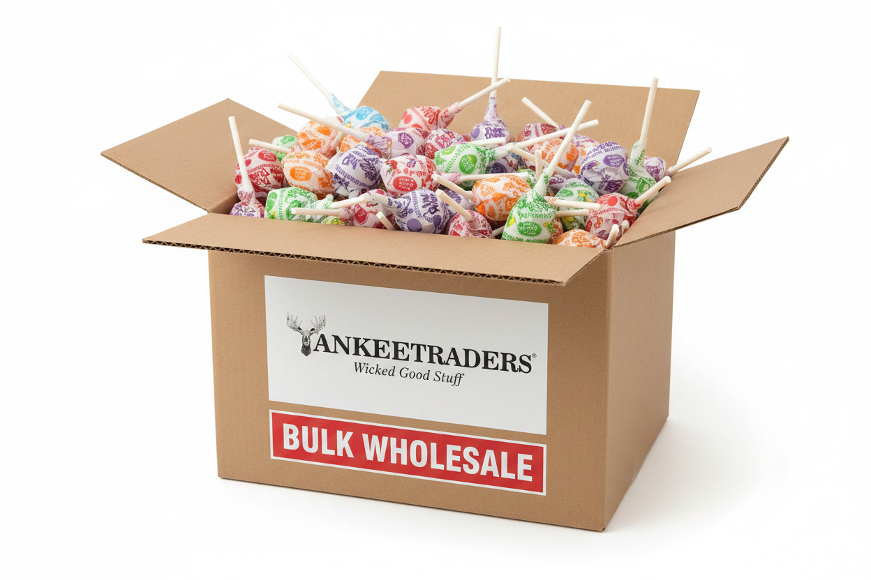 Dum Dums Bulk Kraft Box YANKEETRADERS