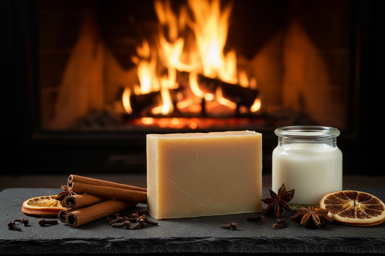 Fireside Spice Soap Lifestyle