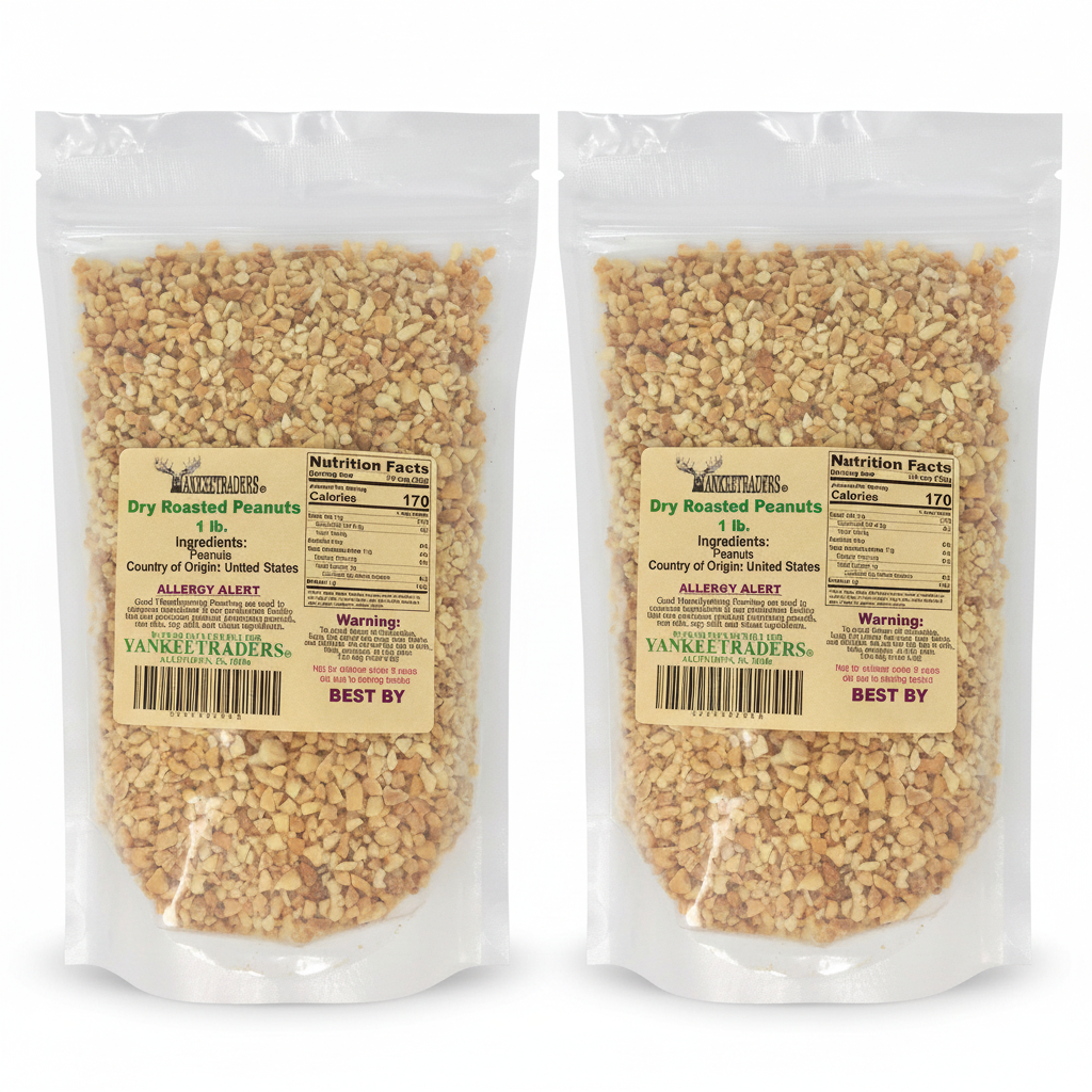 Granulated Dry Roasted Peanuts - 2 Bags