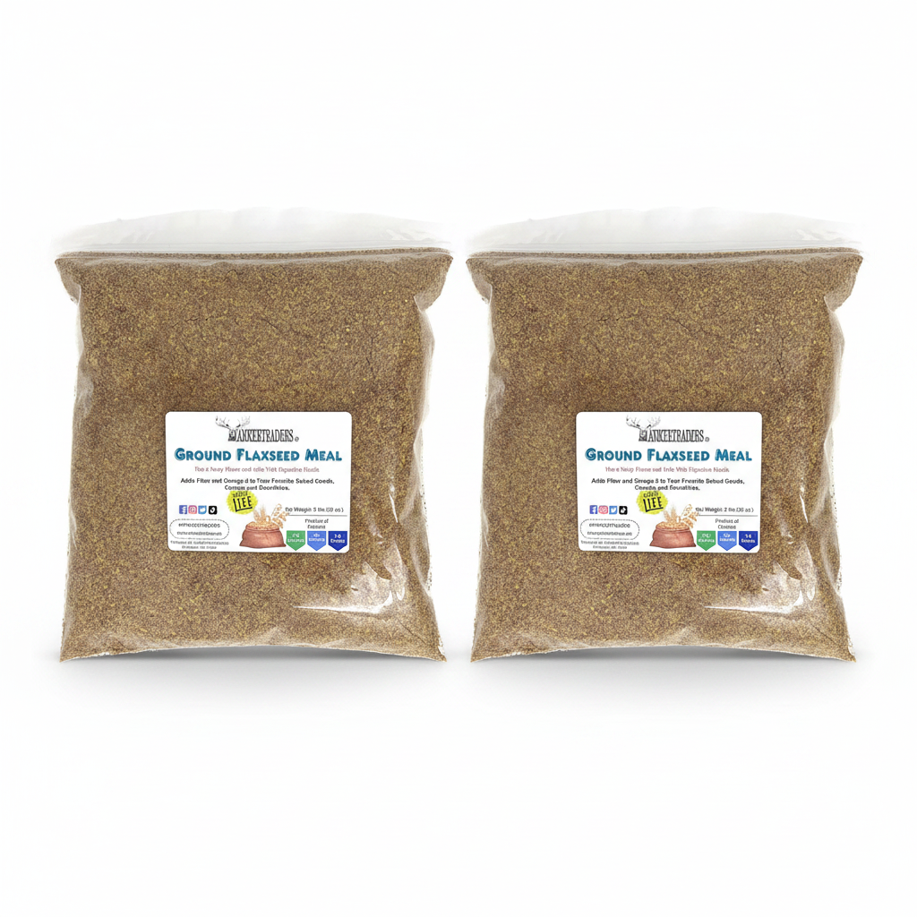 Ground Flaxseed Meal - Two 2lb Bags