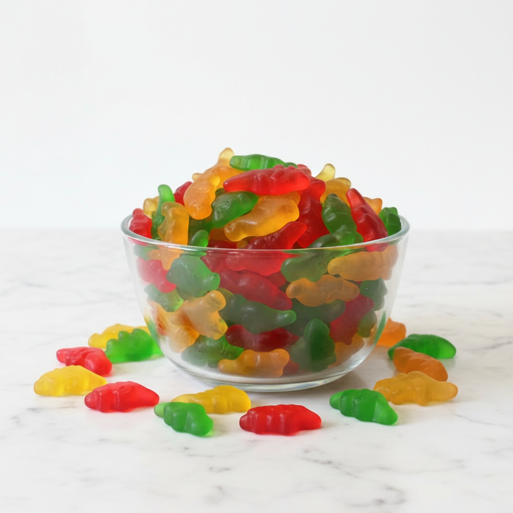 Gummy Dinosaurs Premium Product Photo