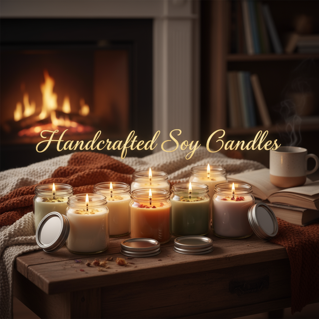Handcrafted Soy Candles Marquee