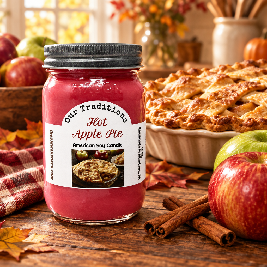 Hot Apple Pie Candle Lifestyle