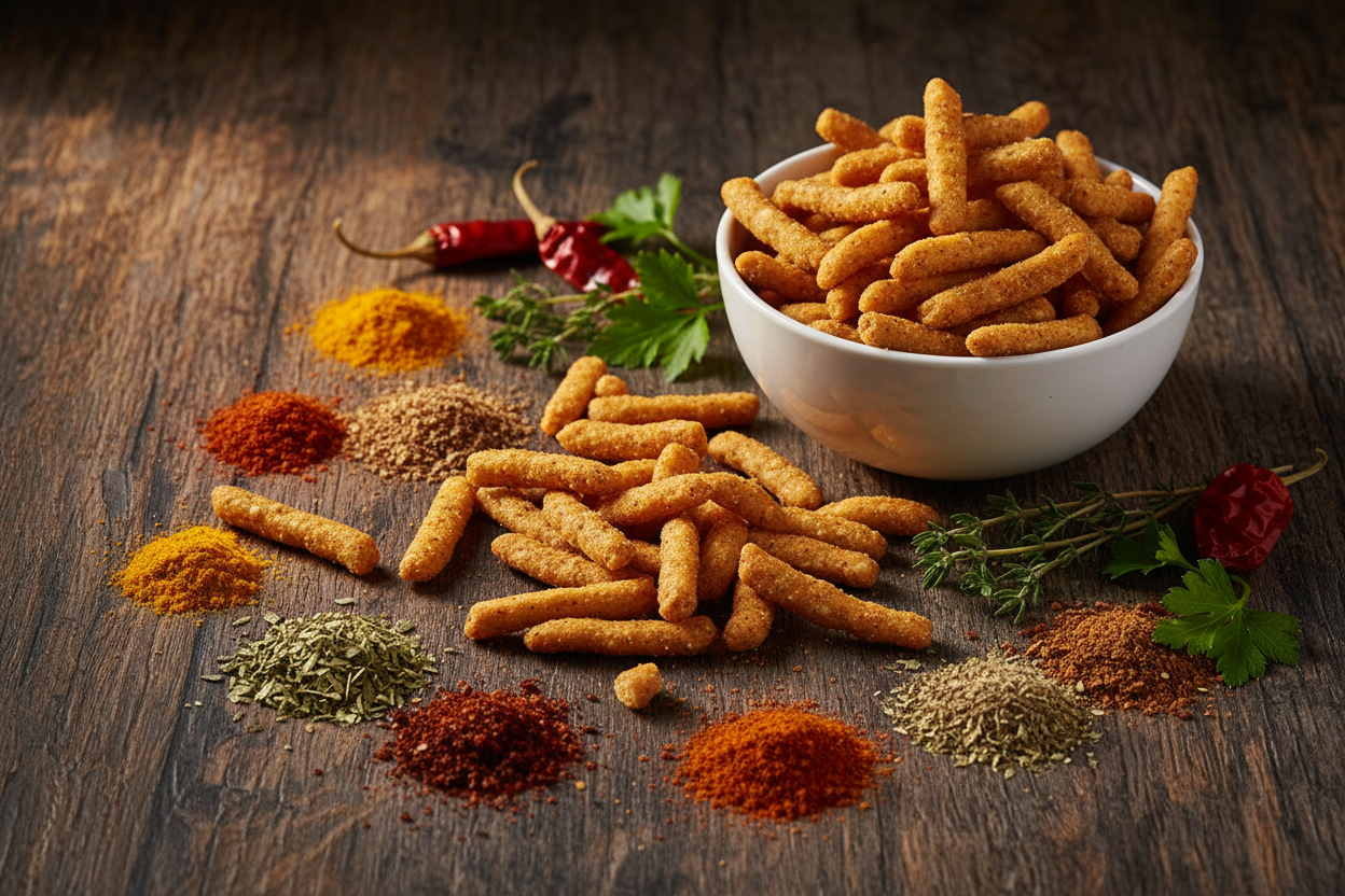 Hot Cajun Sesame Sticks Lifestyle