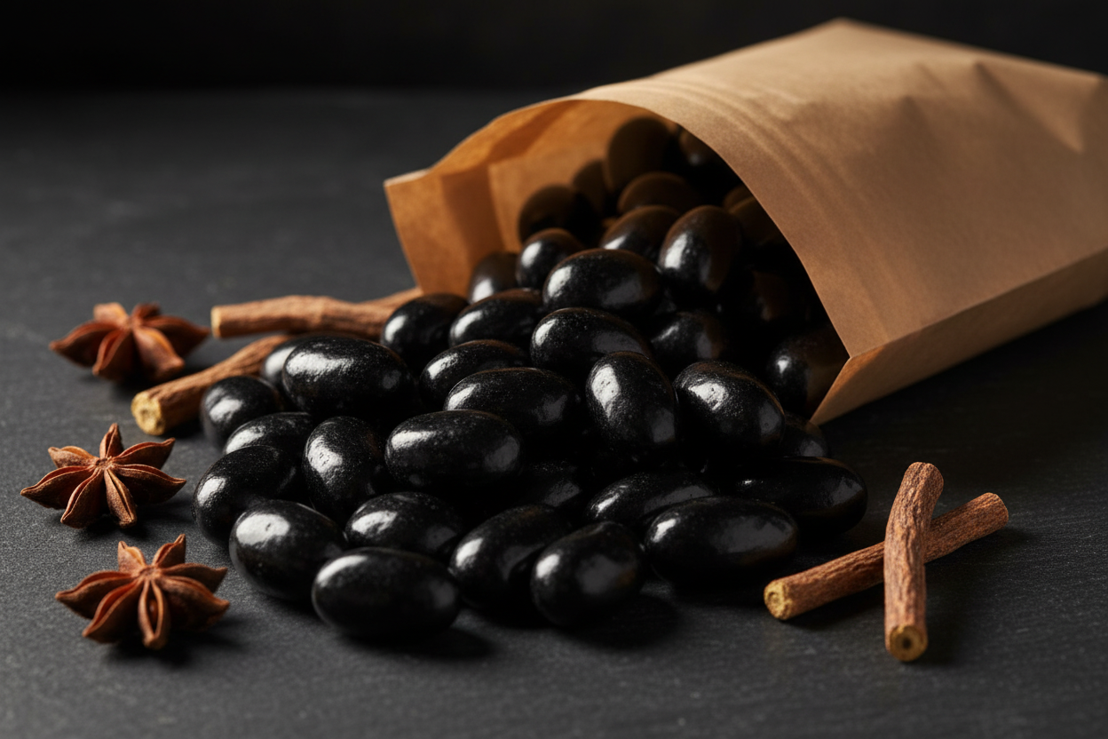 Jumbo Black Licorice Jelly Beans Lifestyle