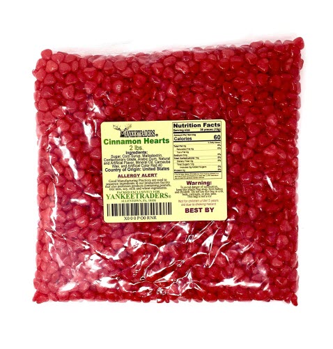 Cinnamon Hearts Candy, Red Hots
